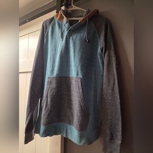 Billabong Teal and Charcoal Hoodie